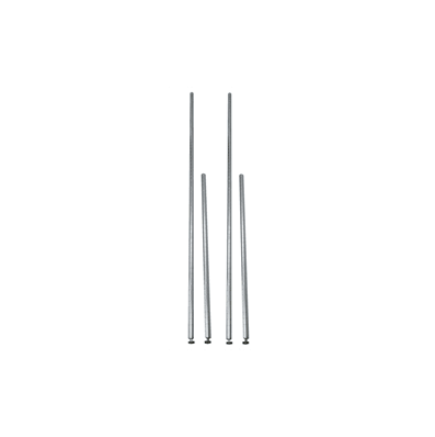 POST, 34", CHROME, 4/PK, HEAVYDUTY