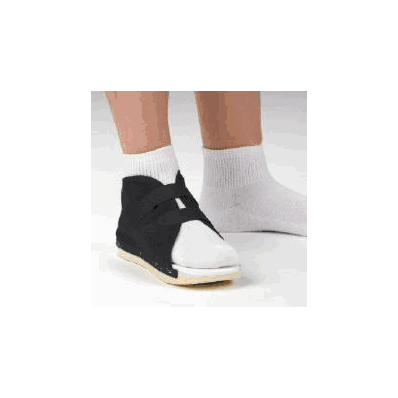 Post-op Shoe Hard Rubber Canvas Female