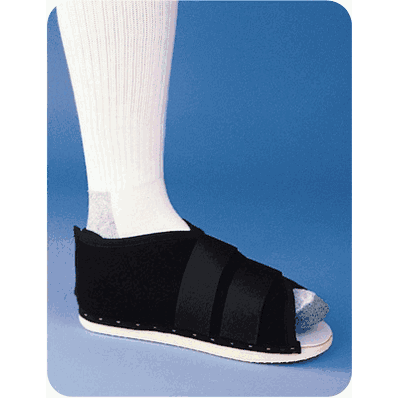 Post-op Shoe Large Black Male - Shoe, Post-op