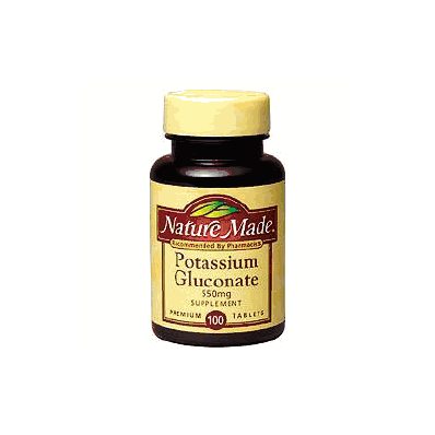 Potassium Gluconate Nature Made 550 Mg Table