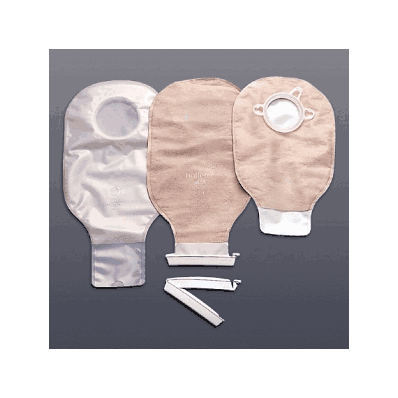 Pouch, Drnbl Cpl, 1-3/4"Flange, White, 2 Pc