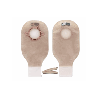Pouch, Ni, 2pc, 2-1/4"Flange, W/Filter, Beige
