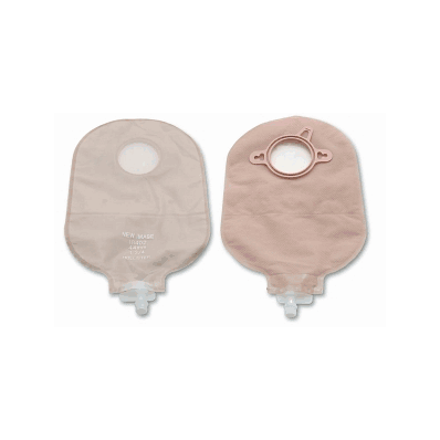 Pouch, Ni, Urost 9", 2pc, 2.25"Flange, Transp