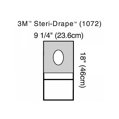 Pouch, Steridrape, W/Aperature, 9.25" X 18" -