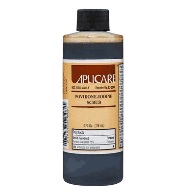 PVP Scrub Solution, Iodophor 4oz.