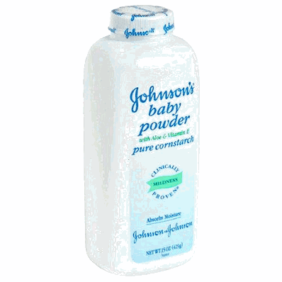 Powder, Baby, Pure Cornstarch, Aloe, Vit E, -