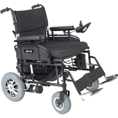 Power Wheelchair, Heavy Duty, 20 x 24" seat, 450 lbs