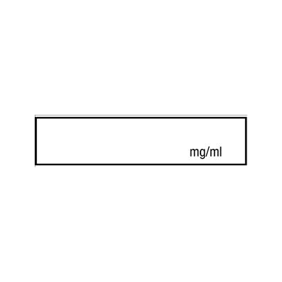 Pre-Printed Label, 1/2" X 1" Drug Label