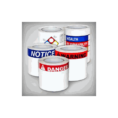 Pre-printed Label Barkley Warning Label Rout