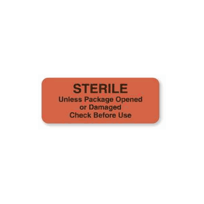 Pre-printed Label Sterilization Label Sterile