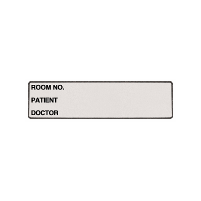 Pre-printed Wide-trak I. D. Labels By Carsten