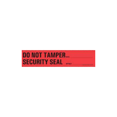 Pre-printed / Write-on Label Barkley Tamper