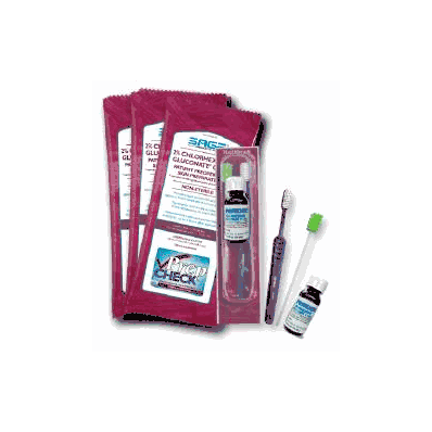 Preoperative Oral And Skin Cleansing Kit Sage