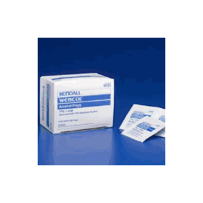 Prep Pad Webcol Isopropyl Alcohol, 70% Large