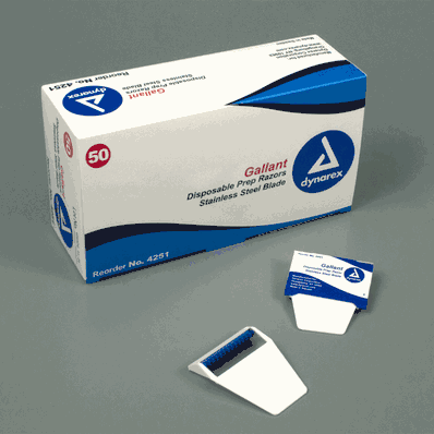 Prep Razor Gallant Single Blade Disposable -
