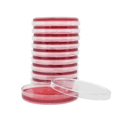Prepared Media, 15 X 100 mm, 21 mL Mono-Plate Format SS No-Proteus Agar