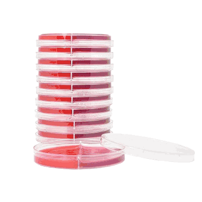 Prepared Media, 15 X 100 mm Bi-Plate Blood Agar / MacConkey Biplate