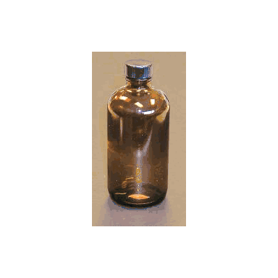 Prescription Bottle 2 Oz. Amber - Bottle, Gla