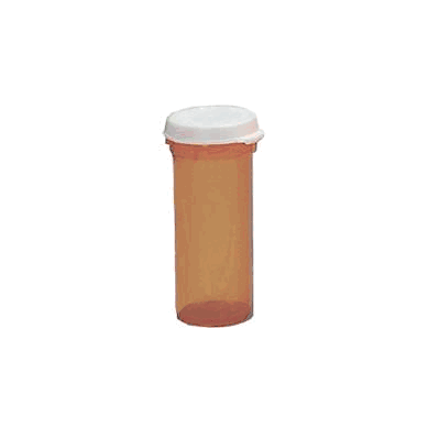Prescription Vial, 16 Dram, Snap Cap by Health Care Logistics