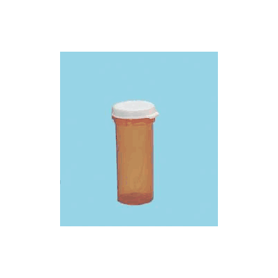 Prescription Vial, 8.5 Dram, Snap Cap, Amber by Health Care Logistics