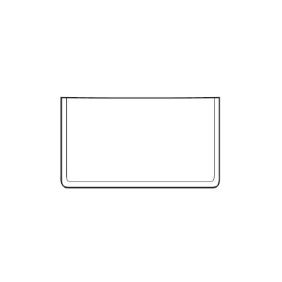 Pressure Sensitive Pocket - Pocket, Plastic S