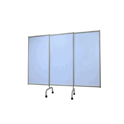 Privacy Screen 3 Panel Powder Coated Steel Fr