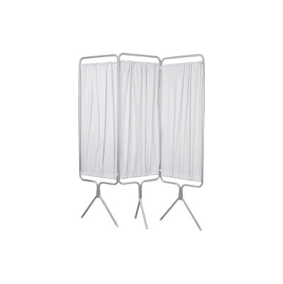 Privacy Screen 3 Panel Clear Coat Aluminum -
