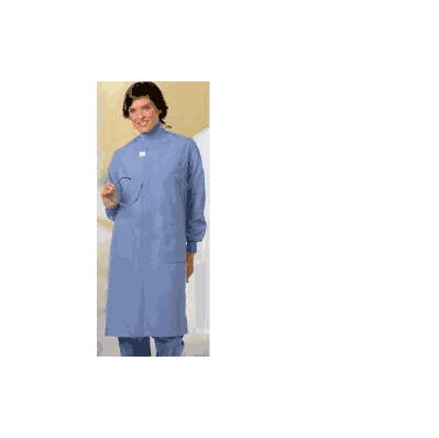 Protective Lab Coat Texture Shield Ceil Blue