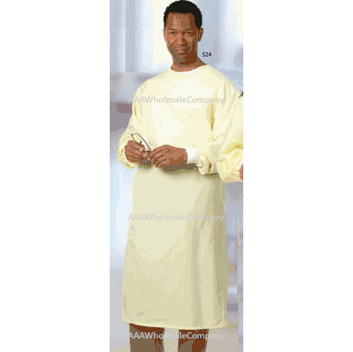 Protective Procedure Gown, Large with 48.15"