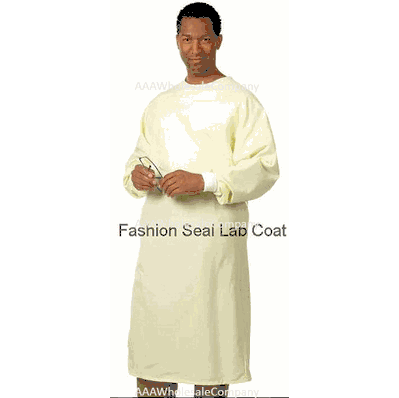 Protective Procedure Gown, Large with 48.5"