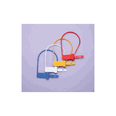 Pull-Tight Padlock Seal, YELLOW, 7-3/8", UnNumbered