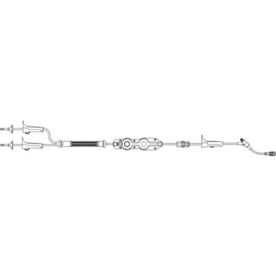 BBRaun 354216 Pump Set, 10 Drops/mL Drip Rate, 1 Port CareSite Needle-Free