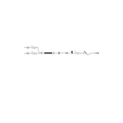 Pump Set, Blood Y-type (24/Cs) - - B. Braun