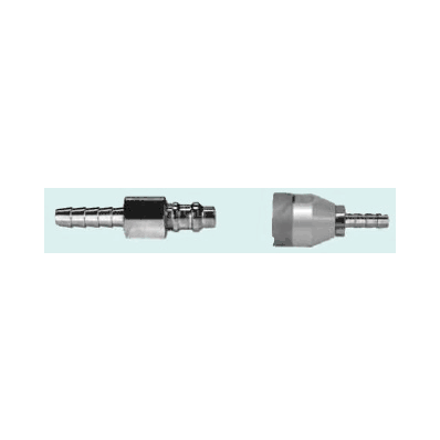 Puritan Bennet Coupler, 1/4" Hose Barb, N2O