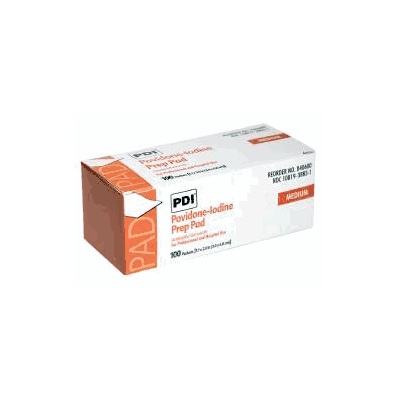 Pvp Prep Pad Povidone Iodine, 10% Individual