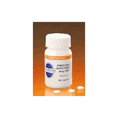 Pyridoxine Hcl Supplement Tablet 100 Per Bott