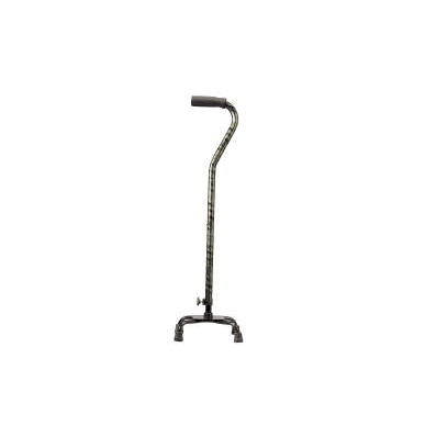 Quad Cane Aluminum Shaft, Steel Base 29 - 38