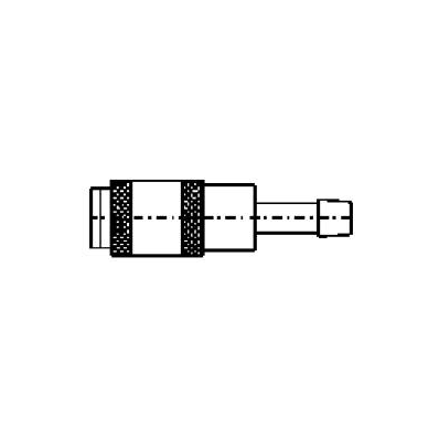 Quick Connector, 1/8" ID Tubing, Female Connection