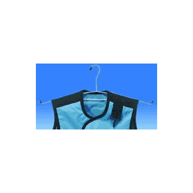 Rack, Apron Xray Wall 4peg SteEl 3"X8 1/4" -