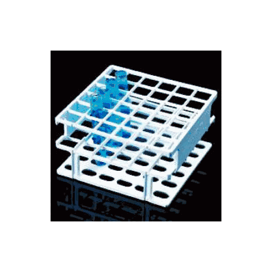 Rack, Half Nalgene F/20mm Tu Wht (8/Cs) - -