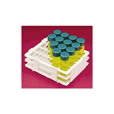Rack, No-wire Vial/Btl 16mm - - Bel-art Prod