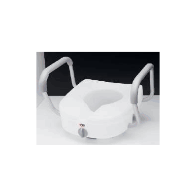 Raised Toilet Seat Carex E-z Lock 300 Lbs -