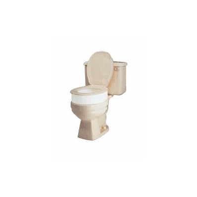 Raised Toilet Seat Carex White 250 Lbs. - Se