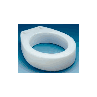 Raised Toilet Seat Carex White 300 Lbs. - El