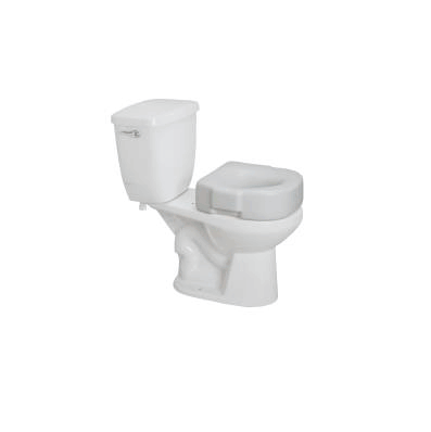 Raised Toilet Seat Drive White 300 Lbs. - Se