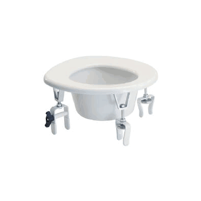 Raised Toilet Seat Versa White 300 Lbs. - Com