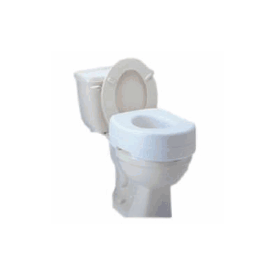 Raised Toilet Seat, WHITE