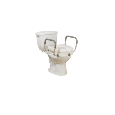 Raised Toilet Seat White 300 Lbs - Seat, Toil
