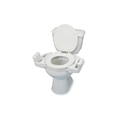 Raised Toilet Seat White 400 Lbs - Seat, Toil