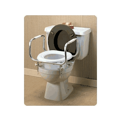Raised Toilet Seat With Handles By Patteron M